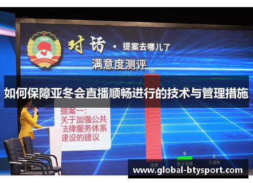 如何保障亚冬会直播顺畅进行的技术与管理措施